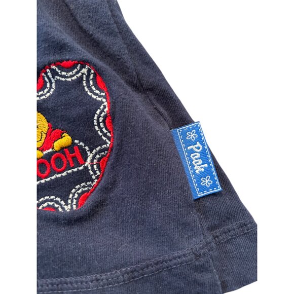 Vintage 90s Disney Winnie Pooh navy blue Boxer Shorts Jerry Leigh Pull On Medium - Picture 3 of 10